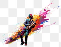 PNG Musician Saxophone transparent background