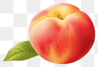 PNG Peach fruit transparent background