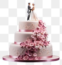 PNG Wedding cake dessert cream transparent background