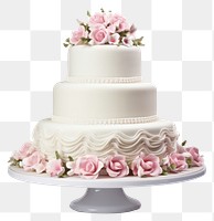 PNG Wedding cake dessert cream transparent background