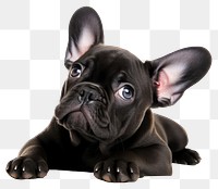 PNG Bulldog animal mammal pet transparent background