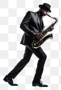 PNG Saxophone footwear musician adult transparent background