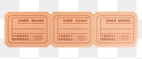 PNG Text panoramic number ticket. AI generated Image by rawpixel.