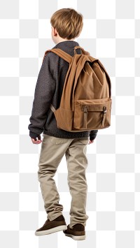 PNG Bag backpack standing jacket. 