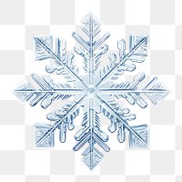 PNG Snowflake winter white transparent background