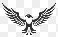 PNG Symbol bird monochrome vulture. AI generated Image by rawpixel.