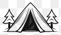 PNG Outdoors camping tent weaponry. AI generated Image by rawpixel.