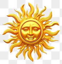 PNG Gold sun representation creativity. 