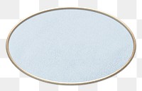 PNG blue oval frame, transparent background