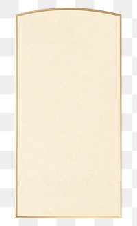 PNG aesthetic rectangle frame, transparent background