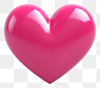 PNG Heart  magenta balloon. 