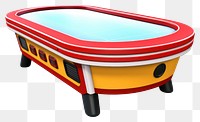 PNG Air hockey table cartoon white background. AI generated Image by rawpixel.