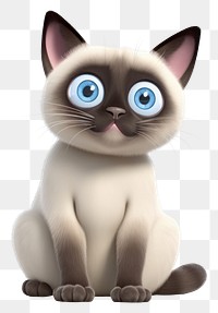 PNG Siamese cat animal cartoon siamese. 