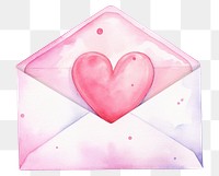 PNG Pink letter envelope heart  