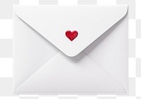 PNG Love letter envelope heart white. 