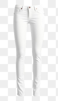 PNG Jeans pants denim white. 