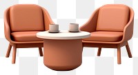 PNG Chair table cup furniture. AI generated Image by rawpixel.