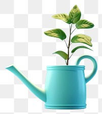 PNG Plant green leaf flowerpot. 