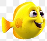 PNG Yellow Tang cartoon yellow animal. 