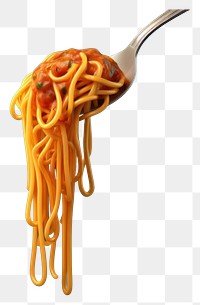 PNG Spaghetti noodle pasta spoon