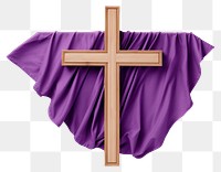 PNG Purple cross architecture symbol. AI generated Image by rawpixel.