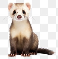 PNG Animal mammal rodent ferret. AI generated Image by rawpixel.