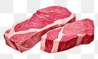 PNG Meat beef food pork. AI generated Image by rawpixel.
