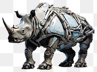 PNG Rhinoceros wildlife animal mammal. AI generated Image by rawpixel.