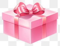 PNG Gift box pink transparent background. 