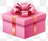 PNG Gift box pink transparent background. 