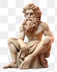 PNG Sculpture figurine statue art. AI generated Image by rawpixel.