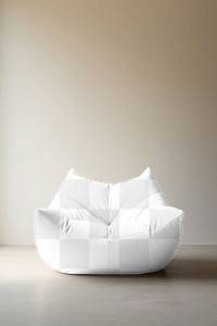 Cushion pillow chair png mockup, transparent design