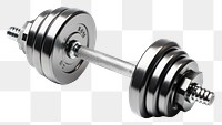 PNG Dumbbell sports gym transparent background. AI generated Image by rawpixel.