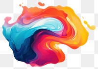 PNG Painting shape creativity transparent background