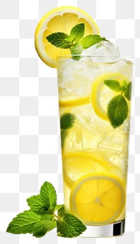 PNG Cocktail lemonade mojito fruit. AI generated Image by rawpixel.