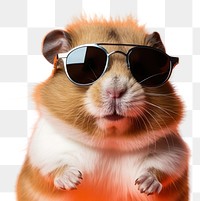 PNG Sunglasses hamster mammal animal transparent background