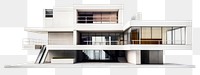 PNG Architecture building house white background. AI generated Image by rawpixel.