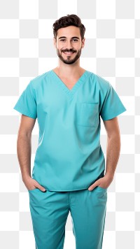 PNG Nurse adult male transparent background. 