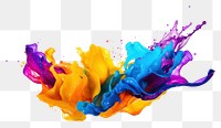 PNG Splashing purple paint transparent background