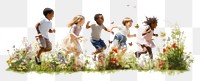 PNG Outdoors summer garden child transparent background