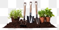 PNG Garden tool outdoors plant transparent background