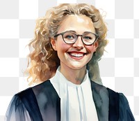 PNG Portrait glasses adult smile. AI generated Image by rawpixel.