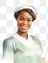 PNG Smiling adult smile nurse. 