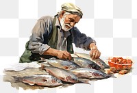 PNG Adult food fish photography. AI generated Image by rawpixel.