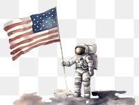 PNG Flag astronaut standing american flag. 