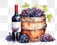 PNG Vineyard grapes drink wine. AI generated Image by rawpixel.