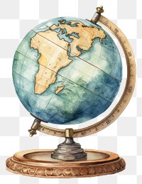 PNG Globe planet space map transparent background