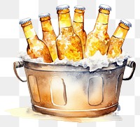 PNG Bottle drink beer refreshment. AI generated Image by rawpixel.