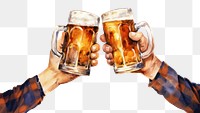 PNG Drink glass beer refreshment. AI generated Image by rawpixel.