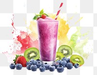 PNG Blueberry smoothie fruit juice. 